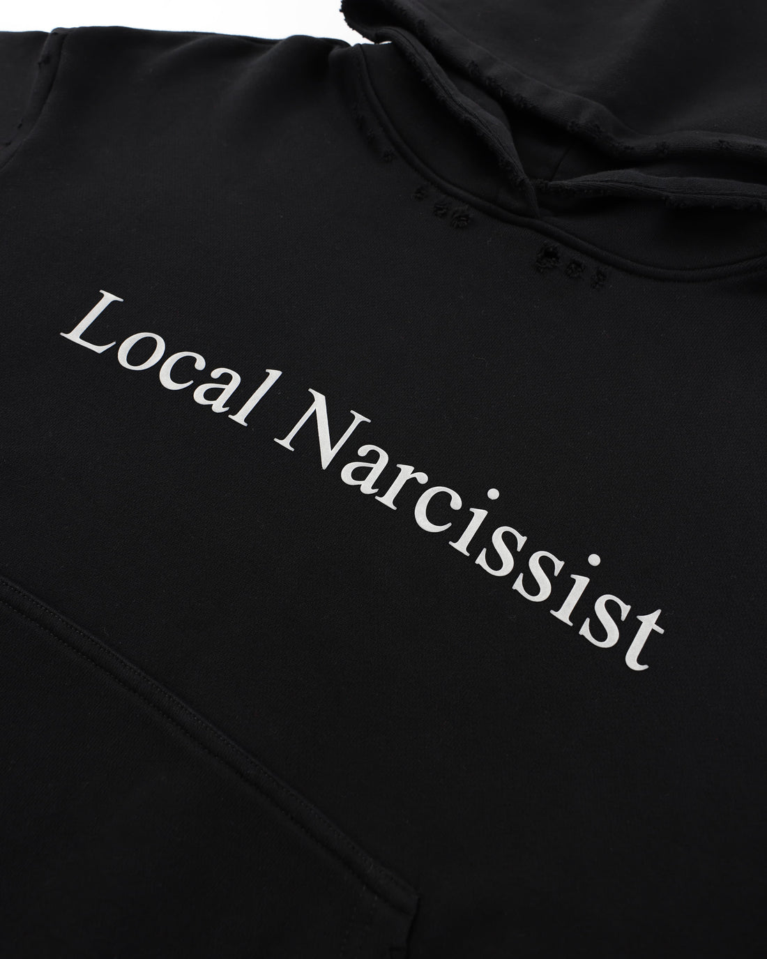 "Local Narcissist" Pullover Hoodie Black