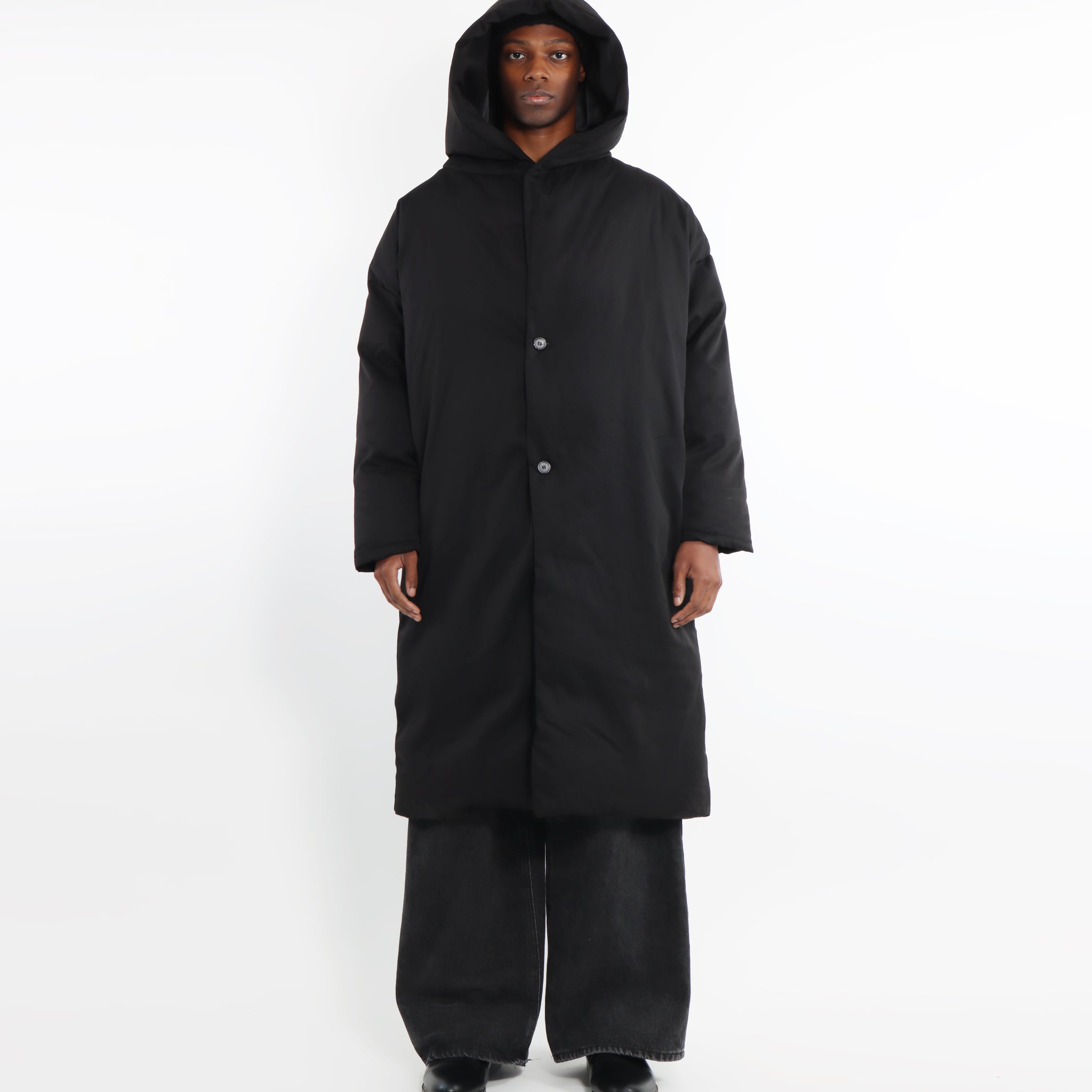 Khagan Padded Trench Cloak