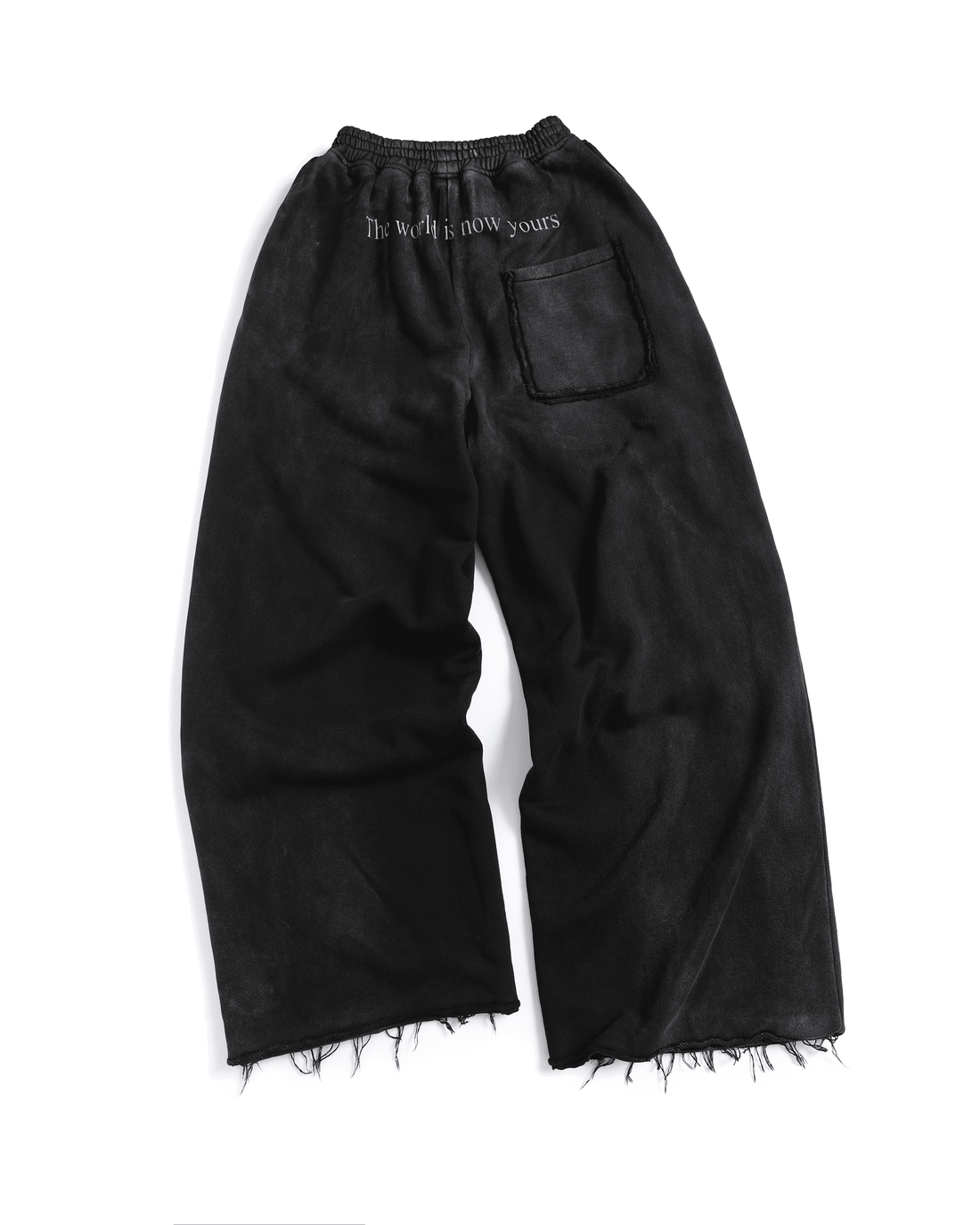 "The World Is Now Yours" Sweatpants Black
