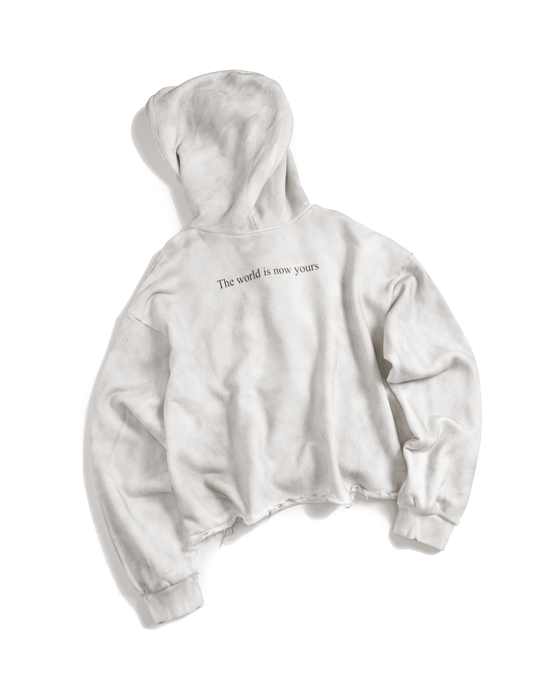 "The World Is Now Yours" Hoodie White