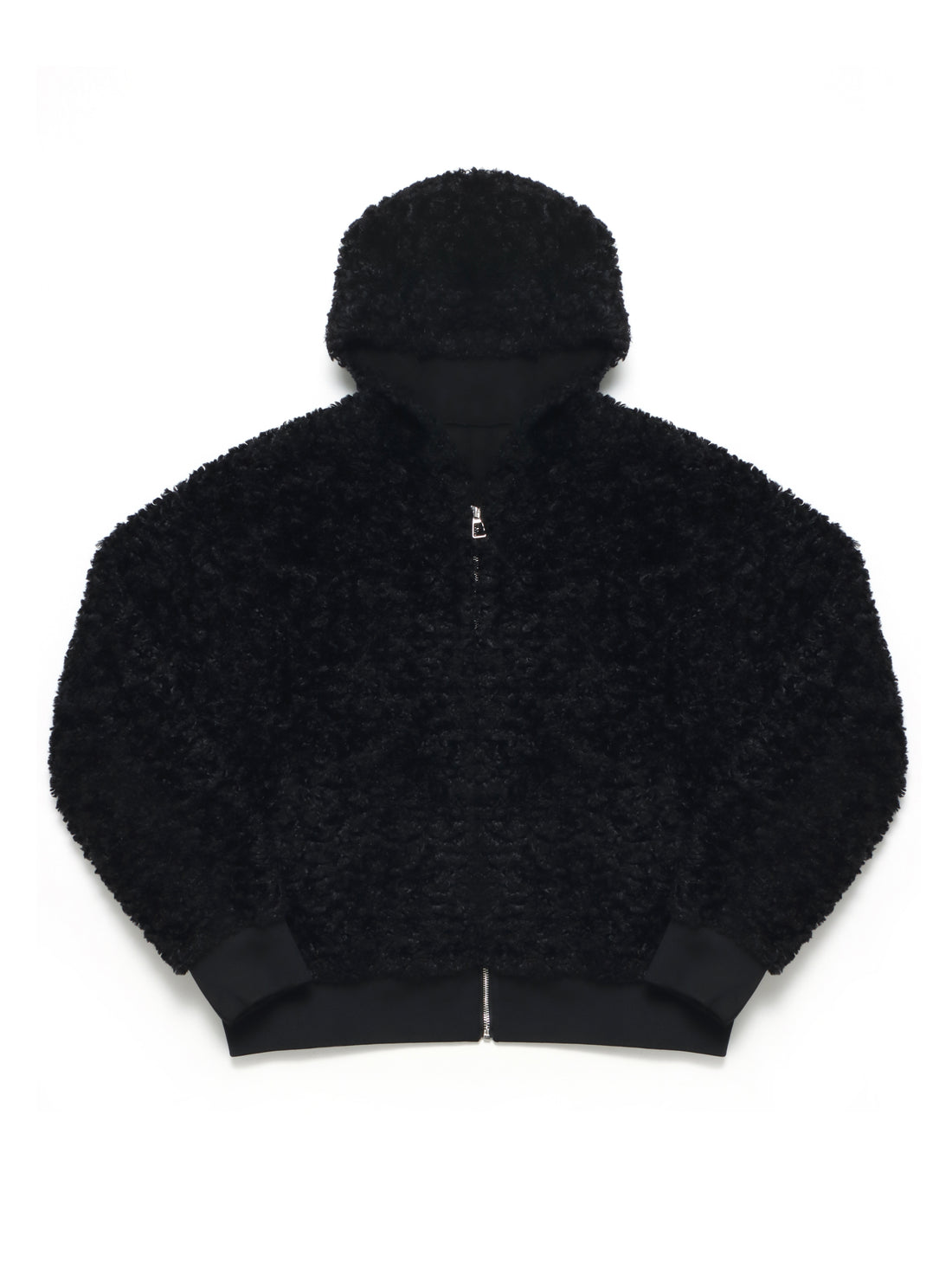 Deryn Fur Leather Hoodie