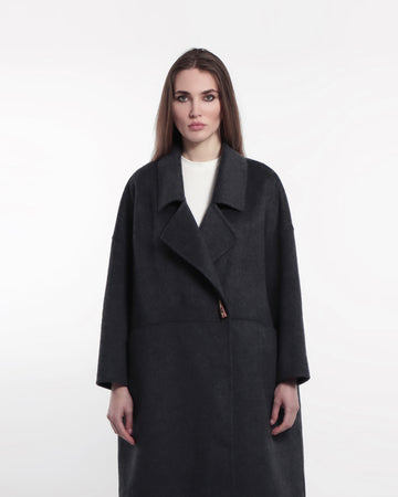 Romina Packed Wool Trench Coat