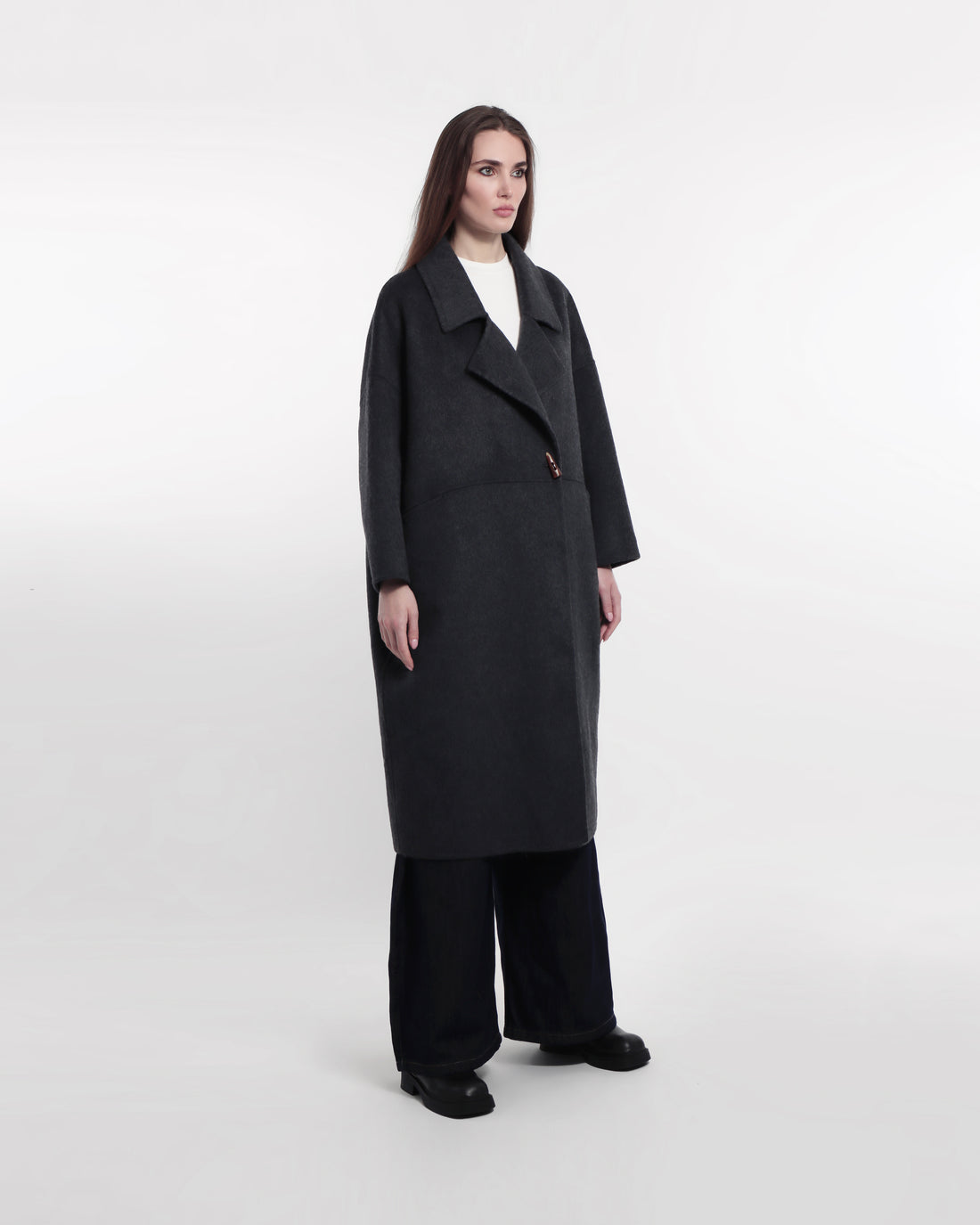 Romina Packed Wool Trench Coat